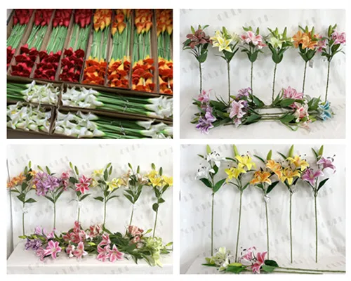 Artificial Lily Arrangements for Modern Homes - Elegant Faux Lily Decor Ideas