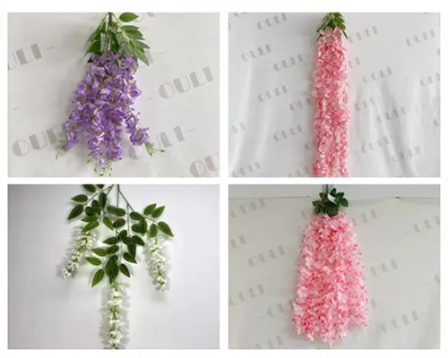 Artificial Wisteria Branches vs Vines - Vad är skillnaden och hur man använder dem?