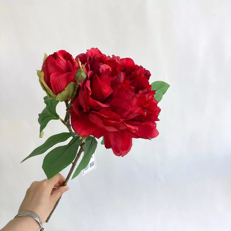 Silk konstgjorda pionblommor