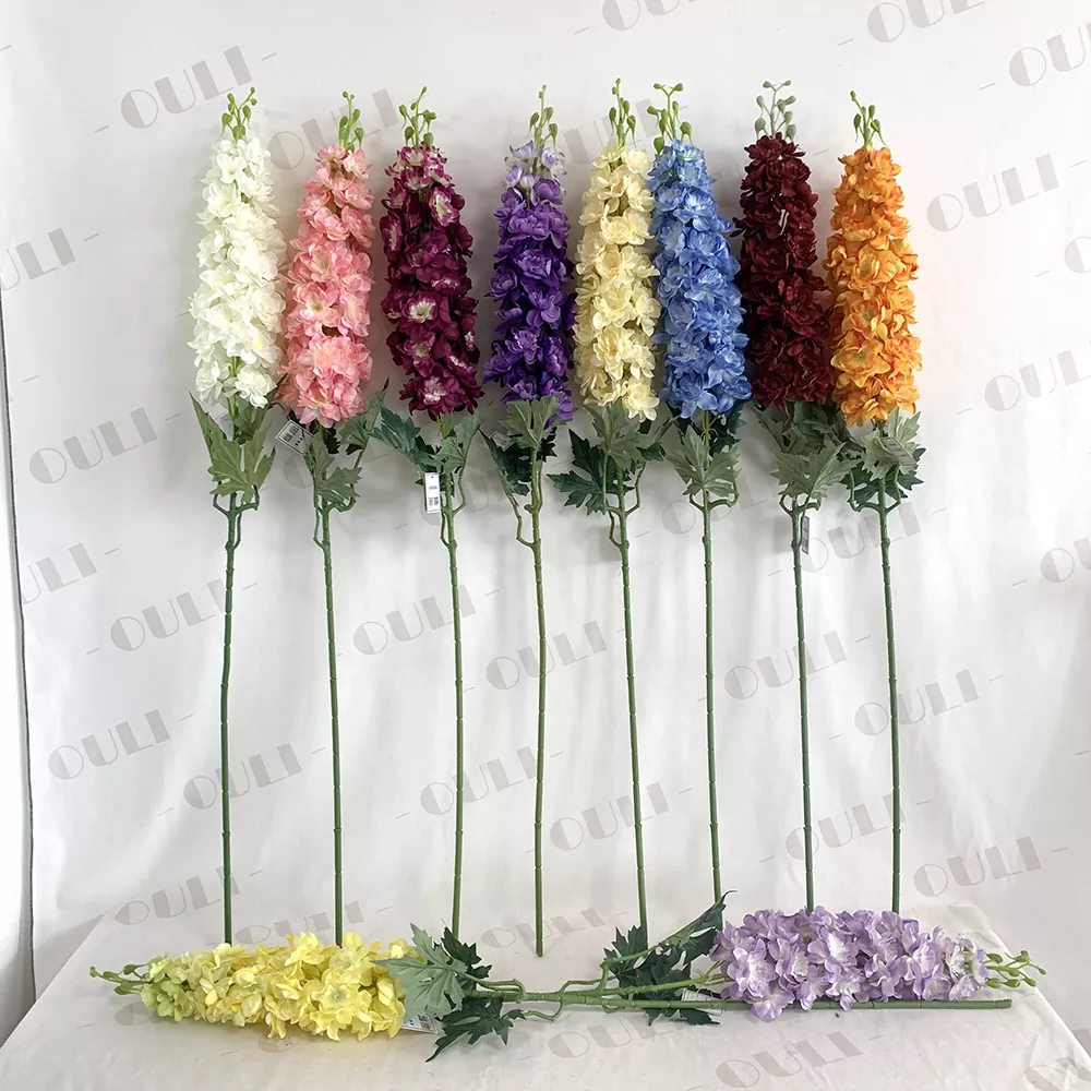 Silk delfinium konstgjorda blommor